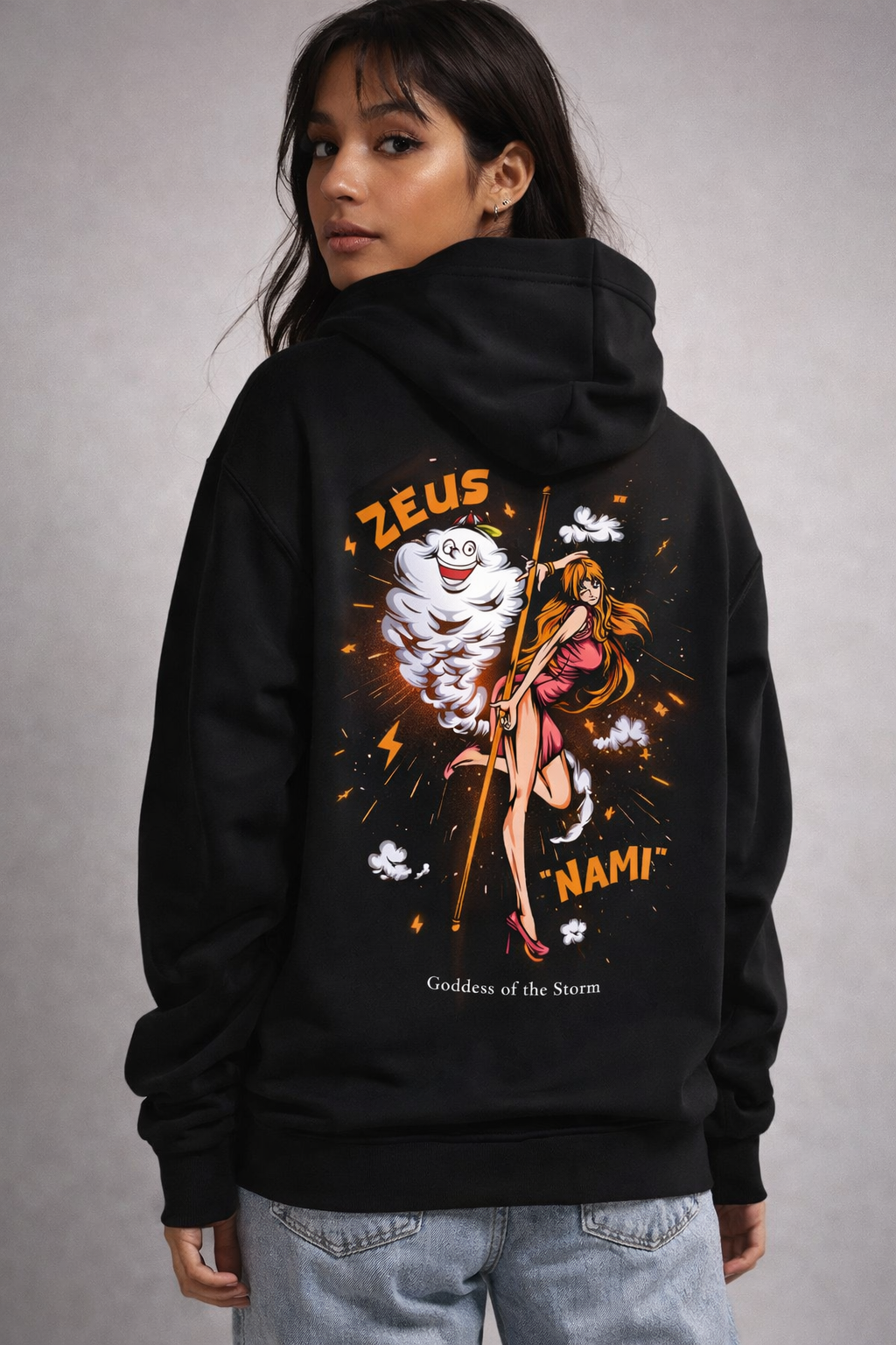 ✨ Zeus Nami Hoodie – Anime Edition